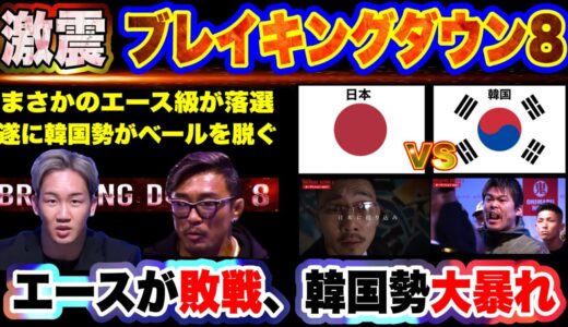 日韓戦【全員総立ち大暴れ】エース陥落【ブレイキングダウン8】朝倉未来、朝倉海