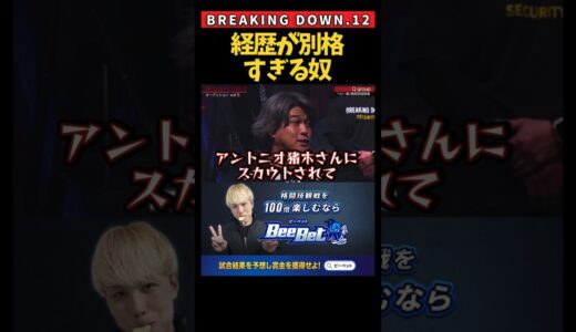 殴られ屋ウルスの経歴がヤバすぎる… #shorts #breakingdown #ブレイキングダウン #ブレイキングダウン12 #朝倉未来 #殴られ屋ウルス